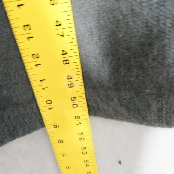 Krizia Maglia Maxi Dress Sweater Womens Large Angora Wool Gray Silver Metallic - Picture 9 of 13